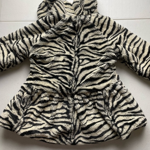 Wideon Animal Print Toddlers Faux Fur Coat Size 12 months - Picture 5 of 7
